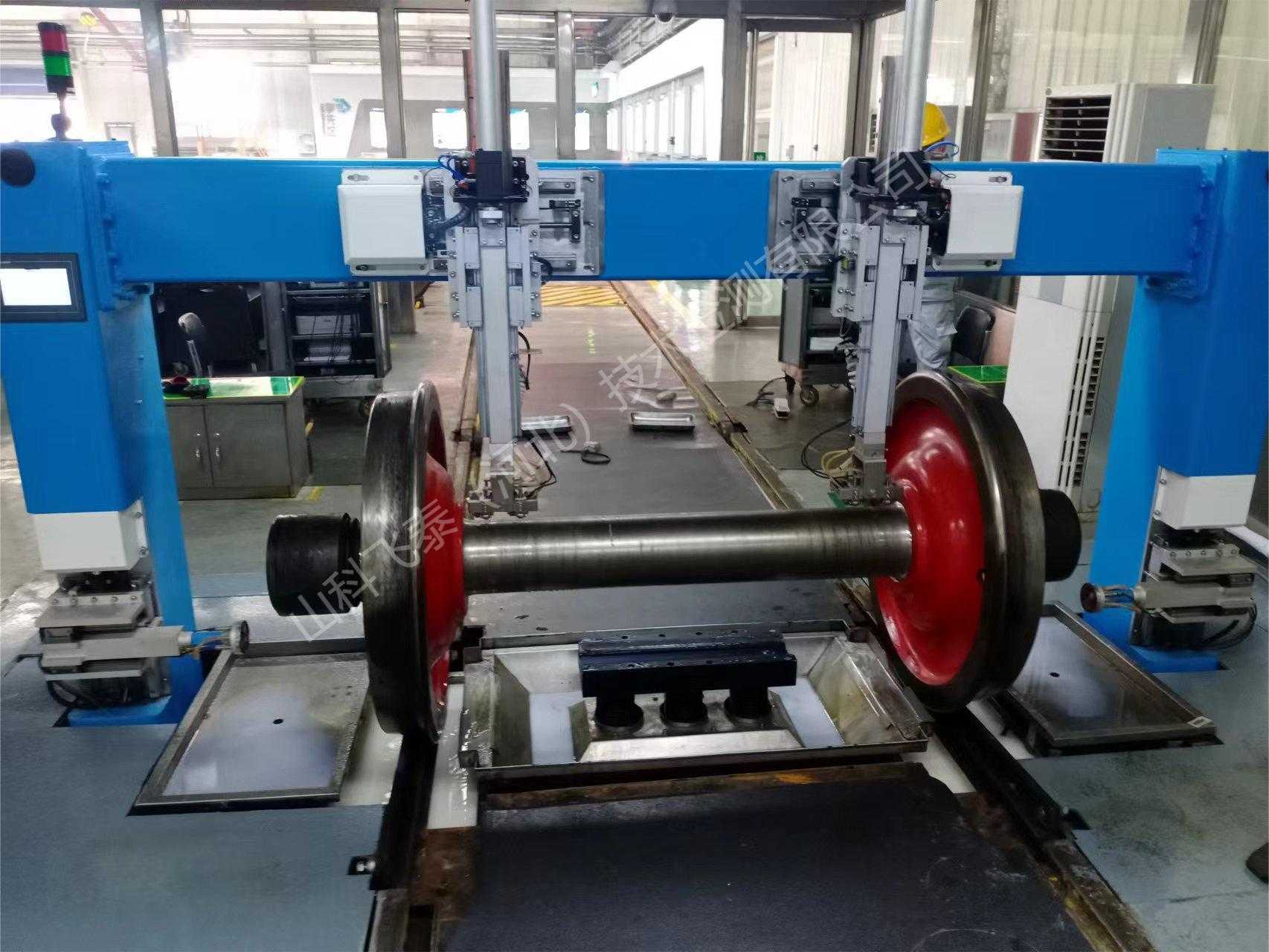 铁路客车货车轮轴超声波自动探伤机