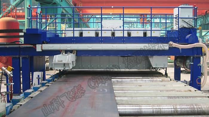 钢板超声波自动探伤检测线