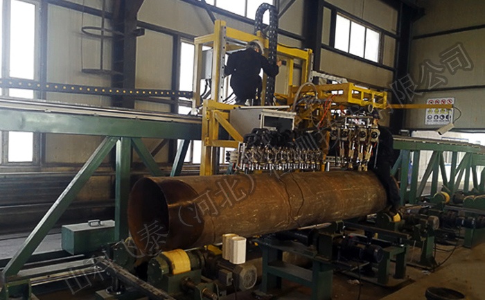 螺旋焊管全管体超声自动探伤设备